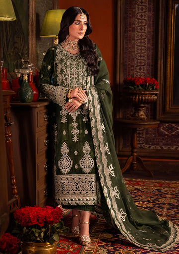 lawn 3pc- L33-emerald green