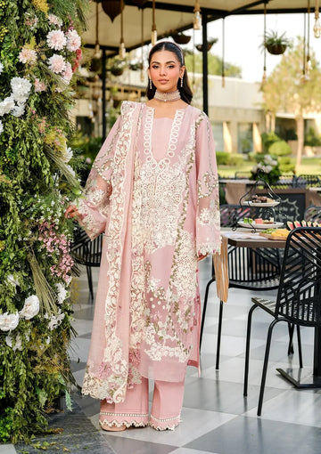 lawn 3pc- L20-Tea Pink