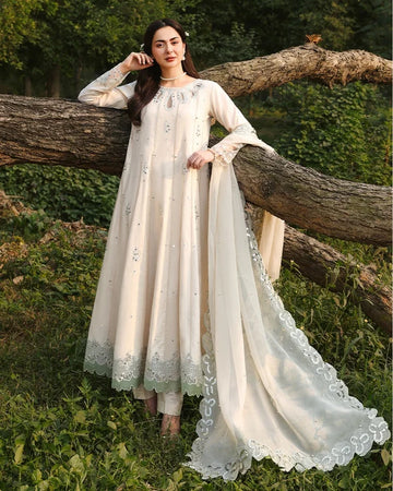 lawn 3pc- L42-    white